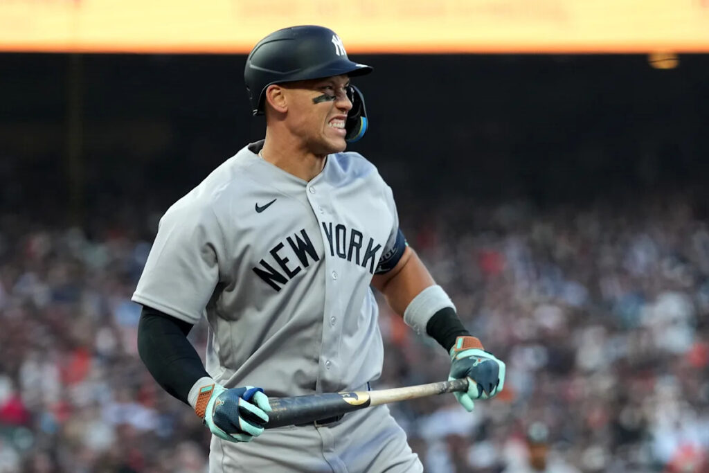 Aaron Judge becomes first reigning MVP to post golden sombrero in season opener