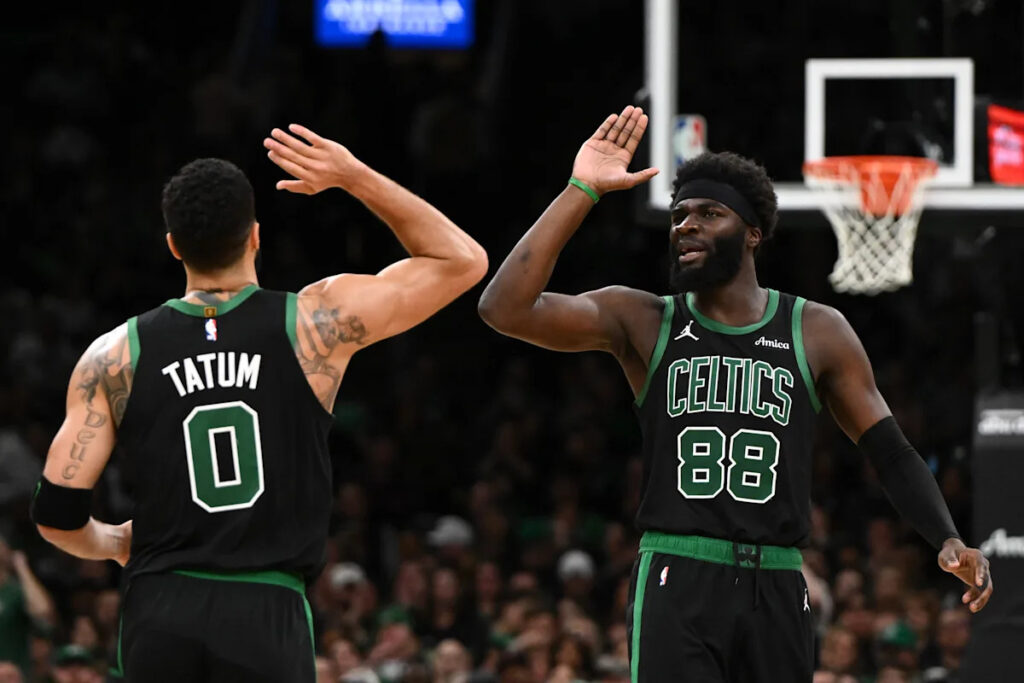 The budding chemistry between Jayson Tatum and Neemias Queta