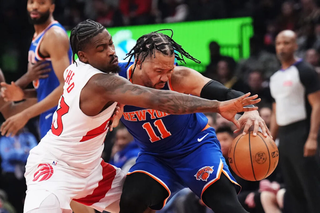 Brunson scores 26 as Knicks beat Raptors 111-95, extending win streak over Toronto to 12
