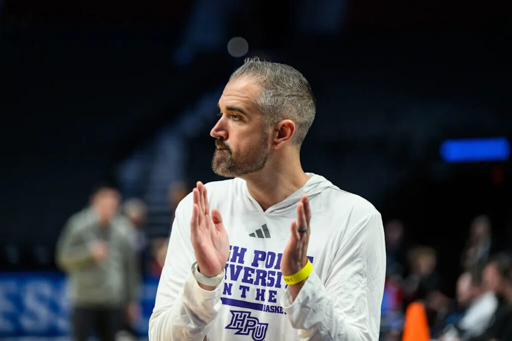 Flynn Clayman is a March Madness star. Learn more about the High Point coach