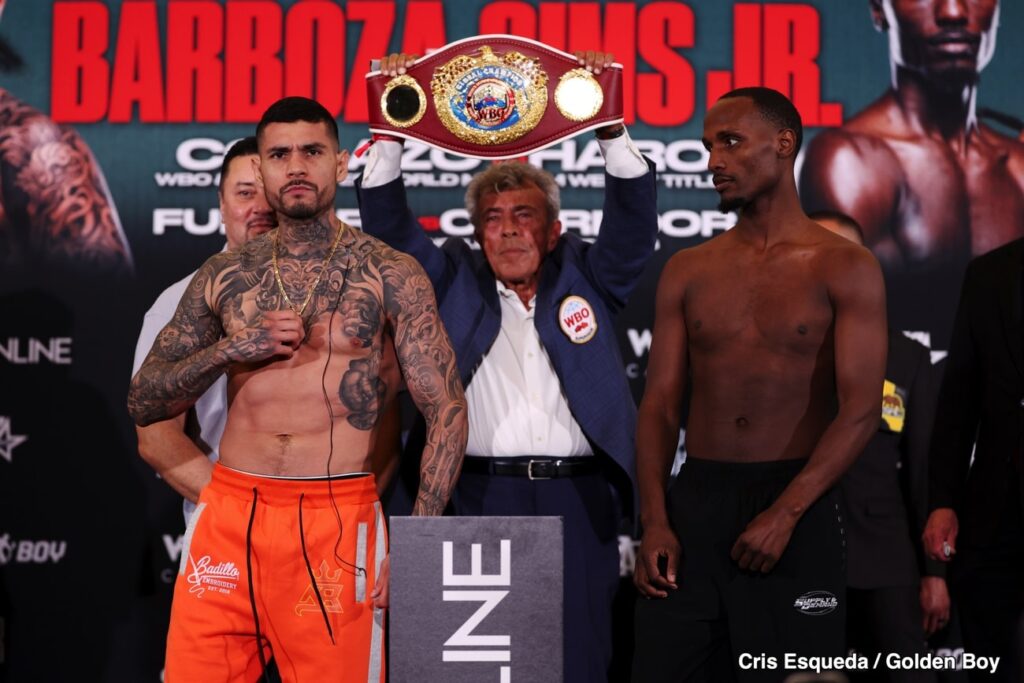 Arnold Barboza Jr vs Kenneth Sims Jr Live Results from Anaheim