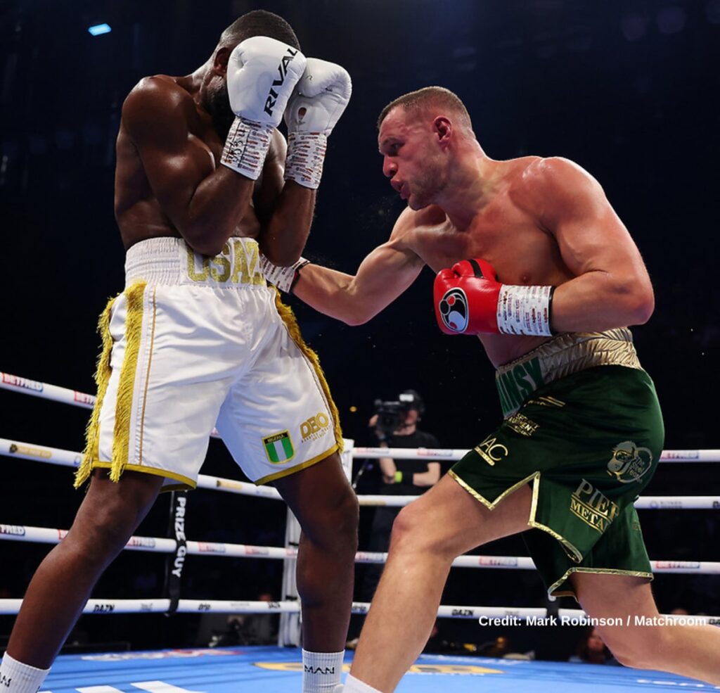 Jimmy Sains edges Derrick Osaze by majority decision, retains English title Jimmy Sains edges Derrick Osaze by majority decision, retains English title