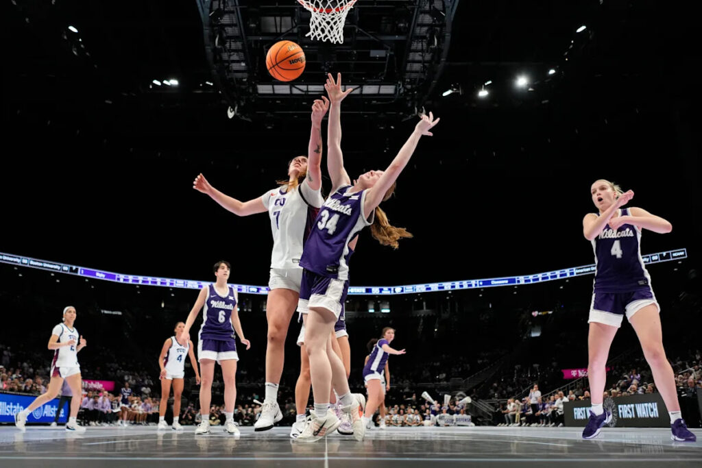 Harrison helps No. 15 West Virginia beat No. 10 TCU 62-53 for the women’s Big 12 Tournament crown