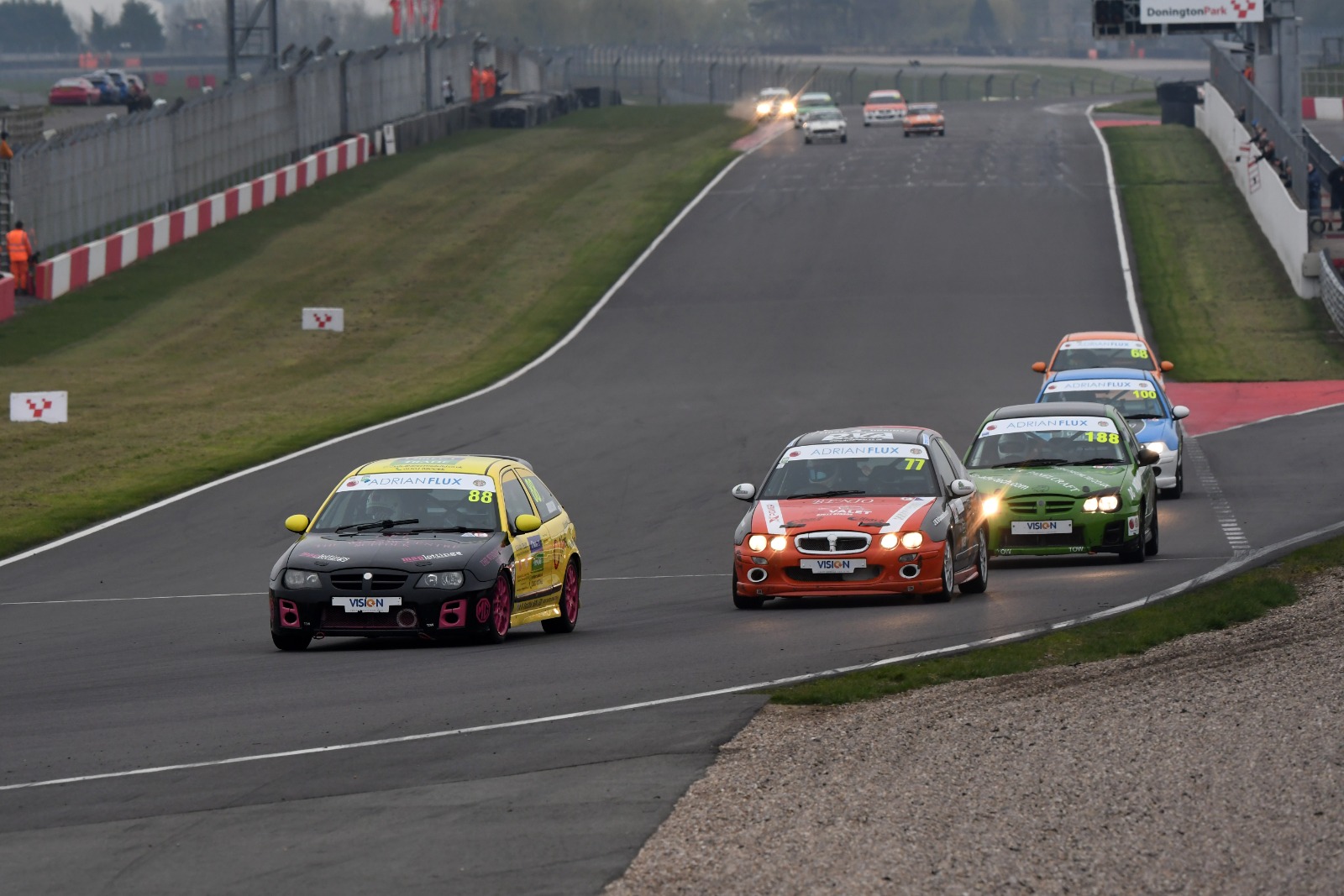 Addison and McDermid had terrific scrap at the head of packed MGOC field