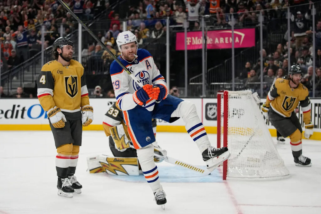 3rd-period surge lifts the Oilers past the Golden Knights, 4-2