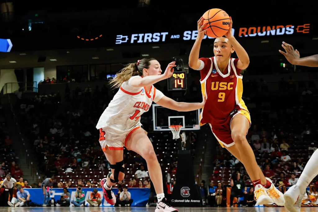 Jazzy Davidson scores 31 as USC outlasts Clemson 71-67 in OT in women’s NCAA Tournament