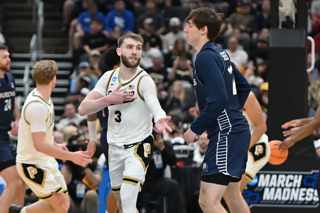 Purdue’s Smith sets Division I career assists record in rout of Queens University in NCAA Tournament