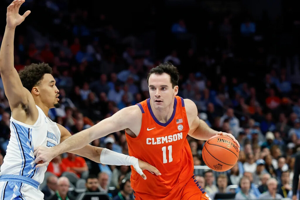 Clemson holds off furious 2nd half rally from No. 19 North Carolina to win 80-79 in ACC Tournament