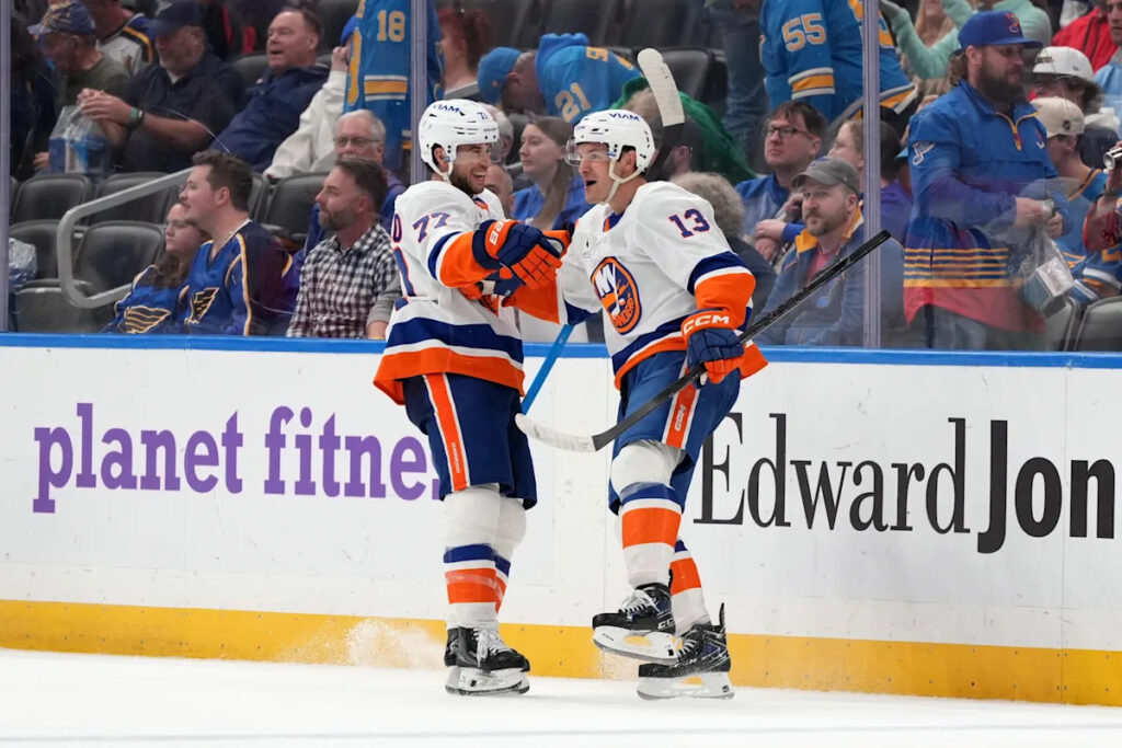 Barzal scores OT winner to cap rally, and Islanders edge Blues 4-3 Barzal scores OT winner to cap rally, and Islanders edge Blues 4-3