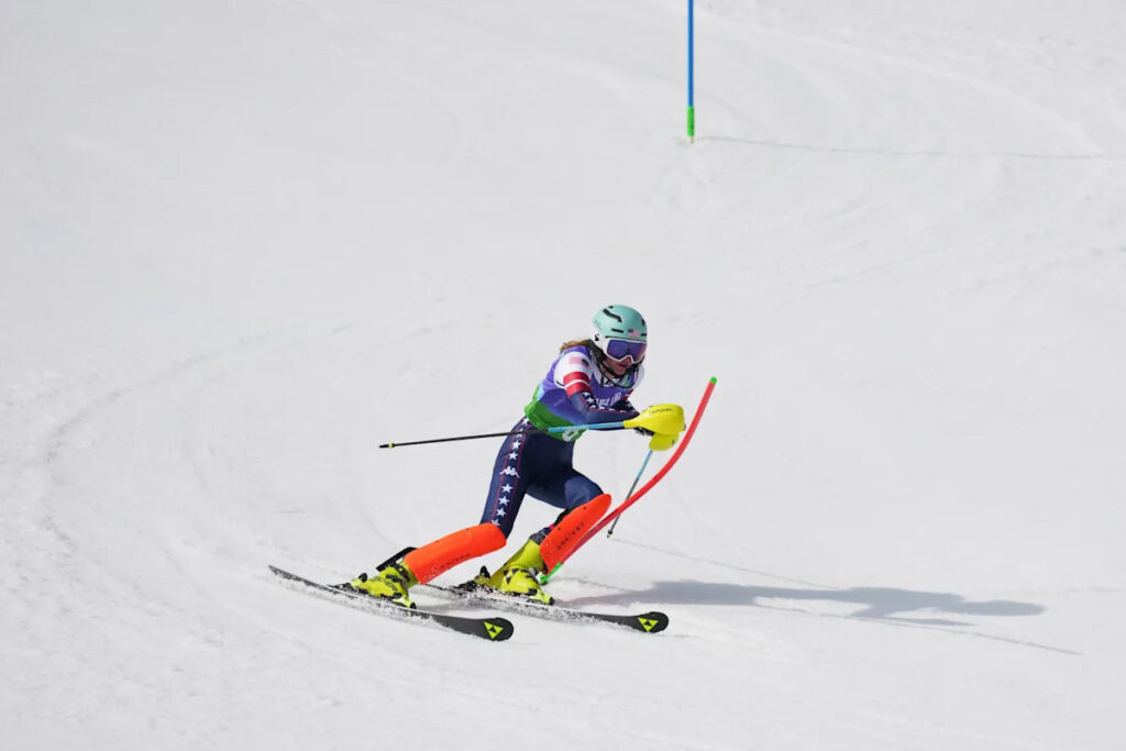 Visually impaired skier racer Meg Gustafson chases Paralympic medals with her brother as guide