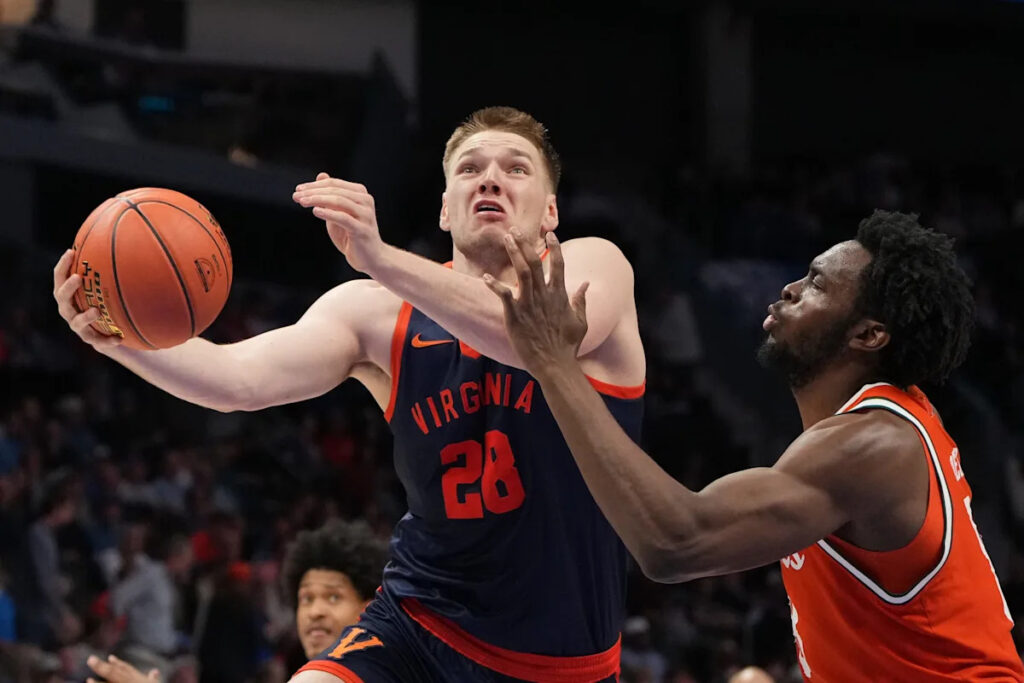 Thijs De Ridder filled out brackets overseas. Now he’s leading Virginia’s March Madness run