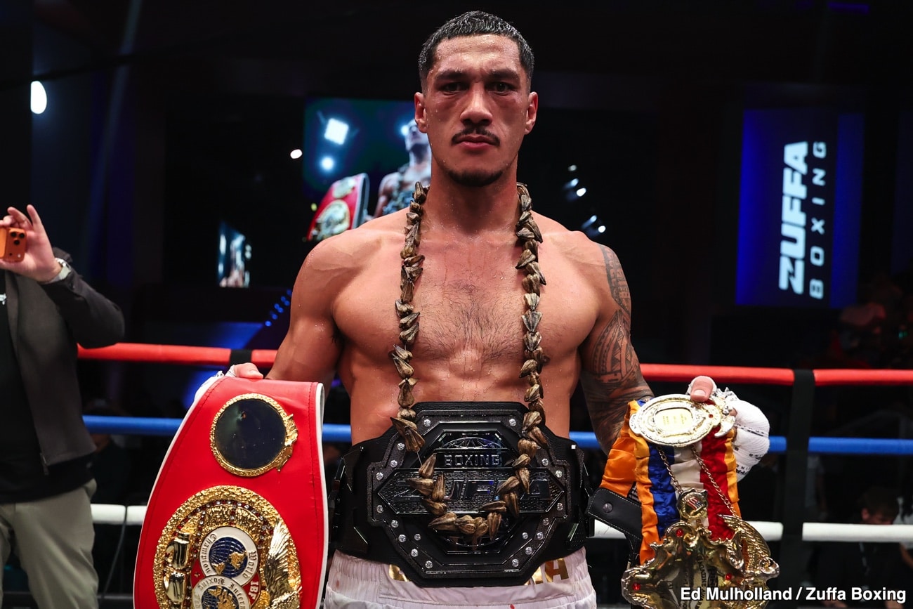 Image: Jai Opetaia dominates Brandon Glanton, wins Zuffa cruiserweight title