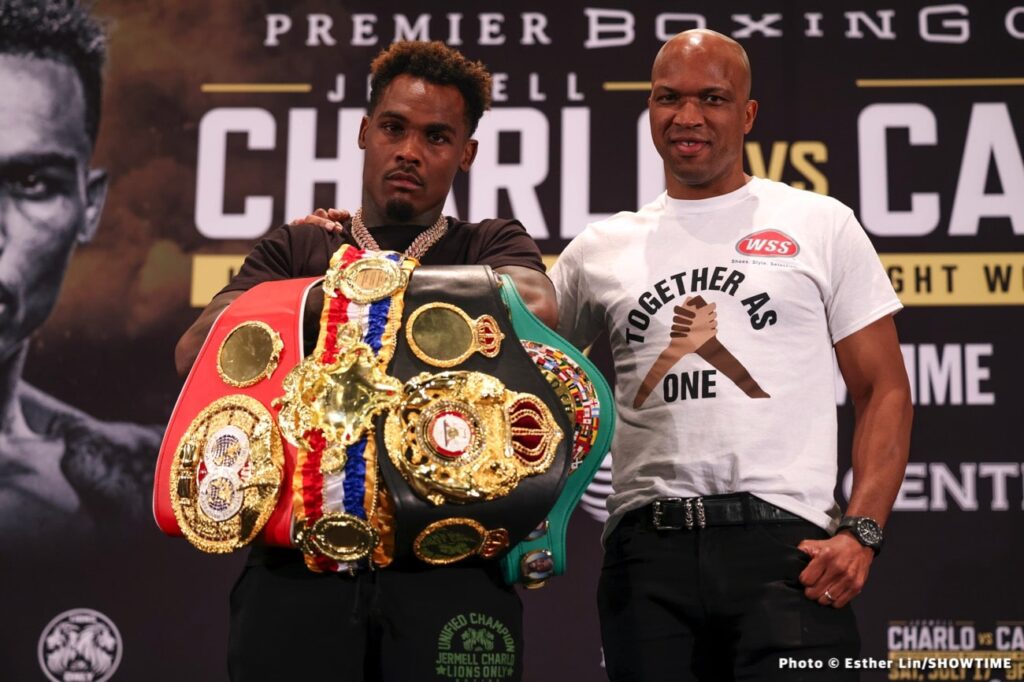Jermell Charlo says Derrick James changed as success grew