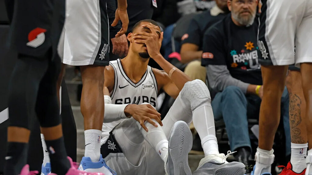 Victor Wembanyama will travel with Spurs to Portland, status for Game 3 remains undecided