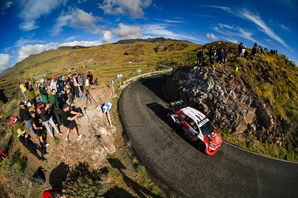 Ogier claims first win of 2026 after Solberg crashes out