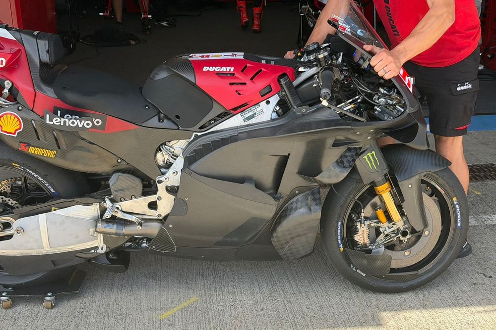 Ecco la Ducati di Marquez con la nuova veste aerodinamica