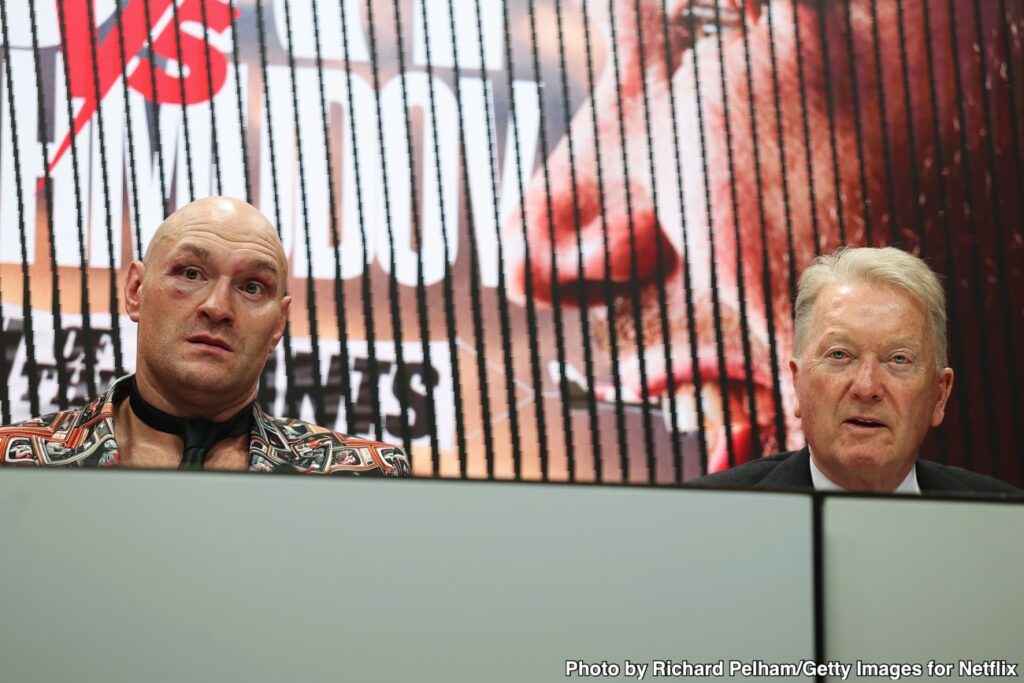 Tyson Fury admits Anthony Joshua “gave me a beating” in sparring Tyson Fury admits Anthony Joshua “gave me a beating” in sparring