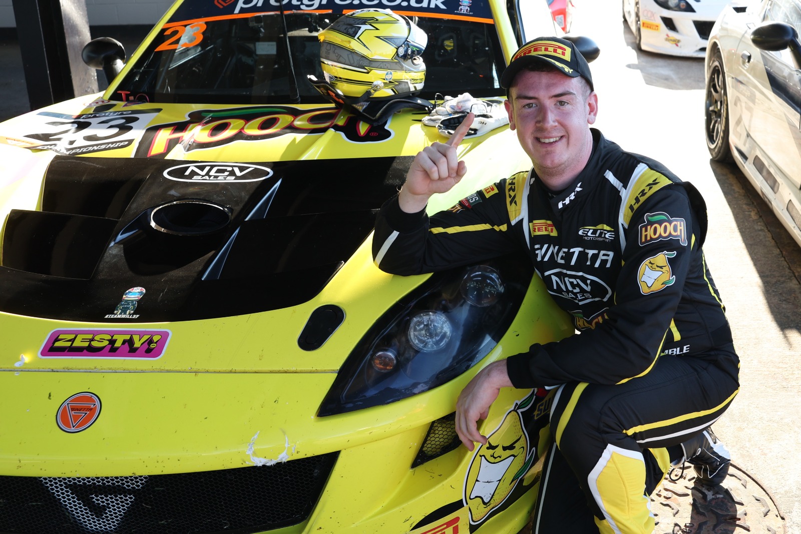 Gamble was a surprise winner of first Ginetta GT contest