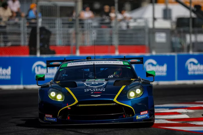 #27 Heart of Racing Team Aston Martin Vantage GT3 Evo: Dudu Barrichello, Spencer Pumpelly, Manny Franco