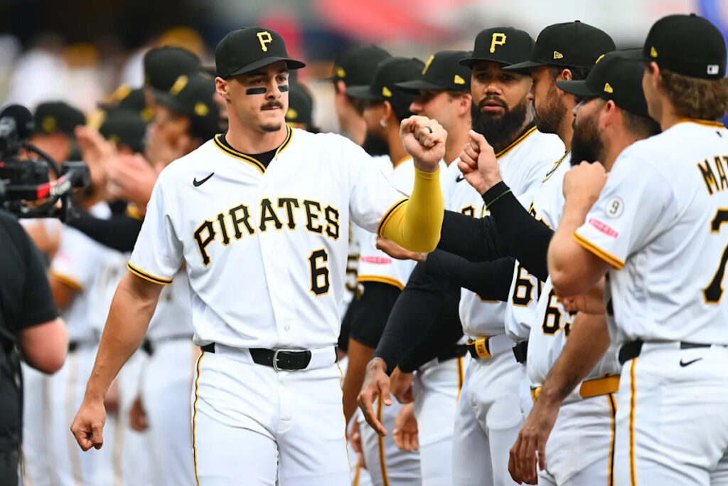 Pirates shortstop Konnor Griffin, baseball’s No. 1 prospect, hits RBI double in first MLB at-bat Pirates shortstop Konnor Griffin, baseball’s No. 1 prospect, hits RBI double in first MLB at-bat