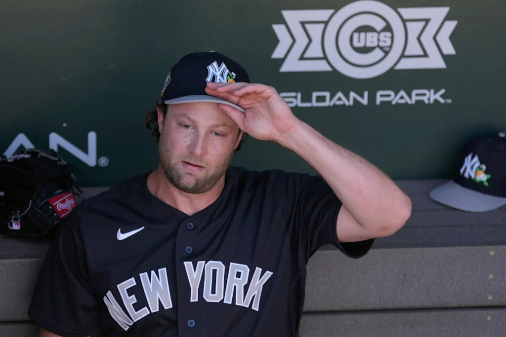 Yankees’ Gerrit Cole to begin rehab assignment in Double-A on Friday