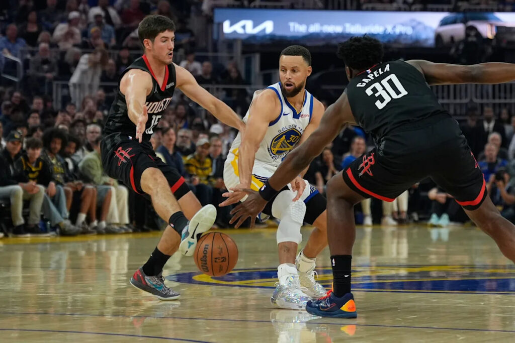 Kevin Durant, Rockets spoil Stephen Curry’s return from injury, beat Warriors 117-116 Kevin Durant, Rockets spoil Stephen Curry’s return from injury, beat Warriors 117-116