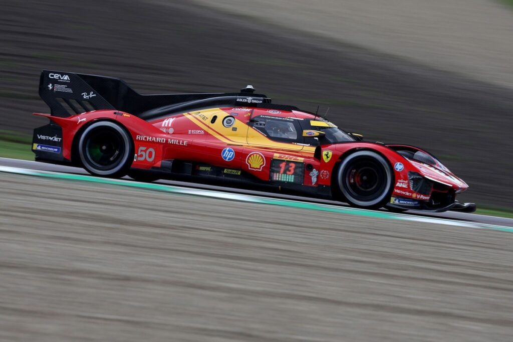 Ferrari finishes 1-2-3 as Aston Martin suffers big shunt