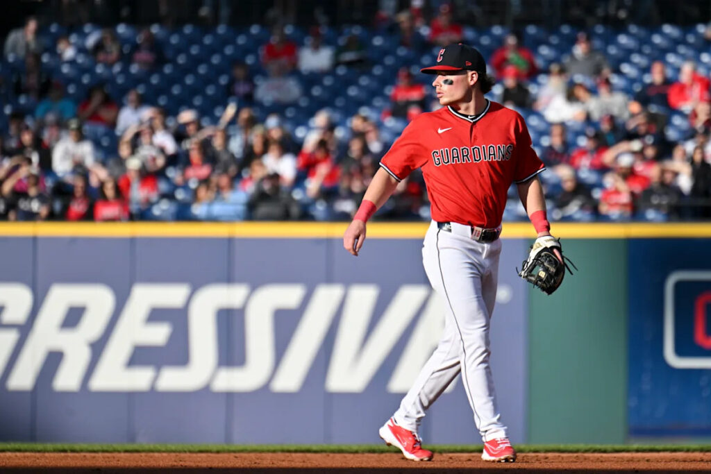 Travis Bazzana, surrounded by family, friends and mentors, begins his MLB journey with Guardians debut
