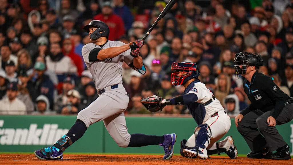 Stanton homers, adds 2-run double as Yankees shut out Red Sox 4-0