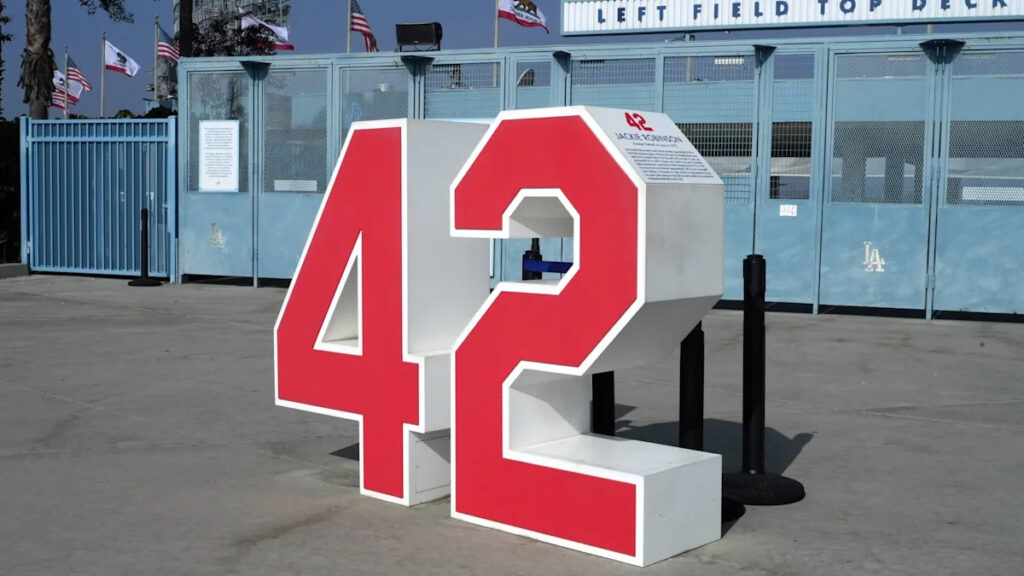 MLB celebrates Jackie Robinson Day as every player wears No. 42 on anniversary of his historic debut MLB celebrates Jackie Robinson Day as every player wears No. 42 on anniversary of his historic debut