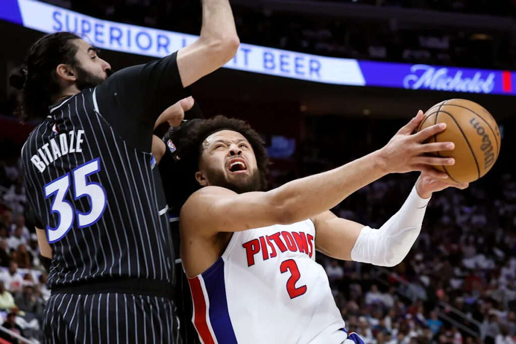 Pistons open playoffs with a flop as East’s top seed, losing to 8th-seeded Magic