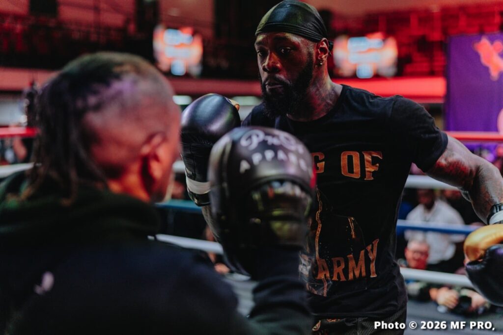 Eddie Hearn says Deontay Wilder could be “shot to pieces”