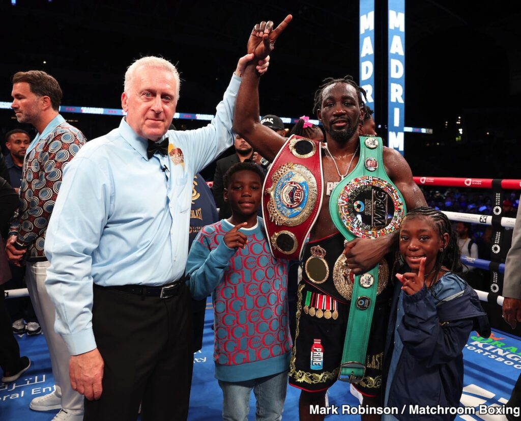 Terence Crawford tells Ryan Garcia to win undisputed