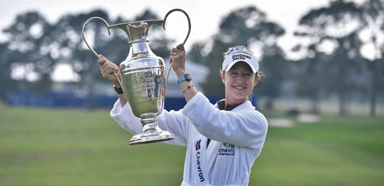 Korda captures third major title at the Chevron Championship