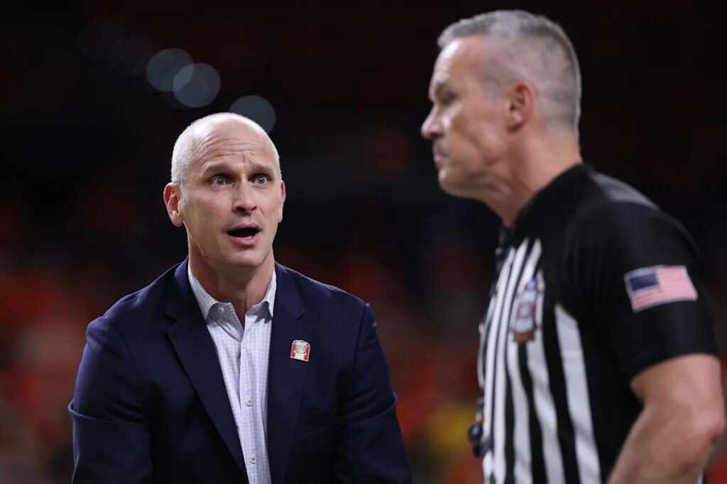 Dan Hurley jokes he’s ‘had a negative influence on Geno’ after UConn coach altercation