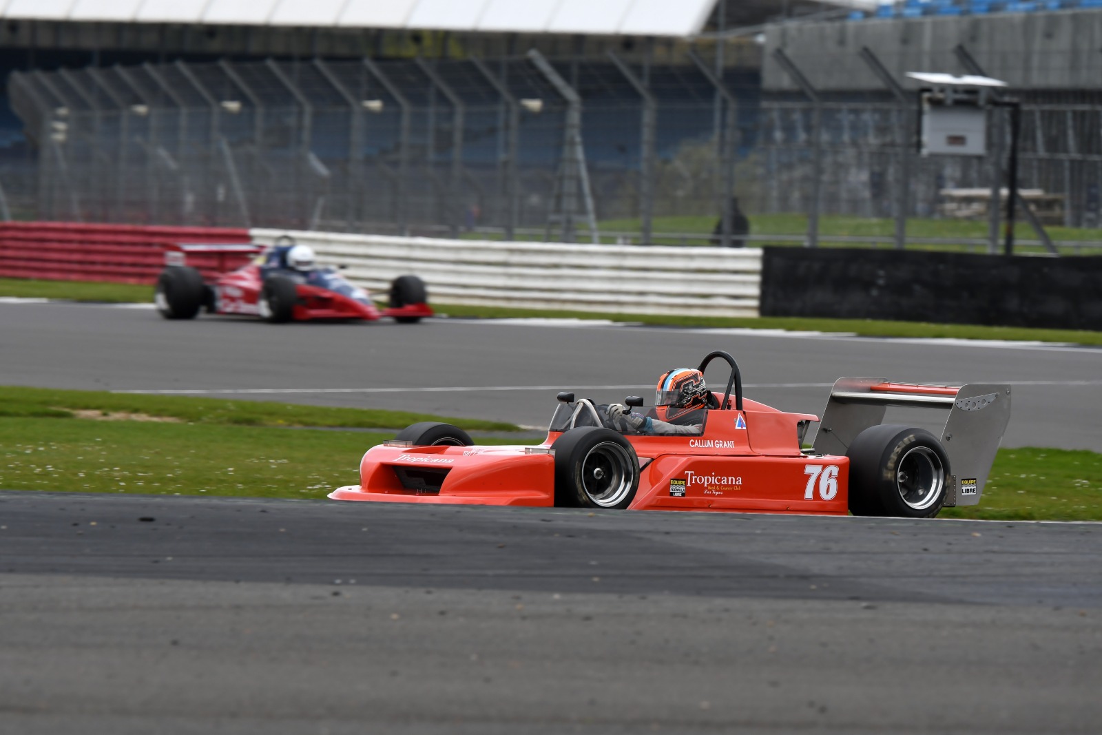 Up ahead of McGaughay, Callum Grant's March 79B was a double winner