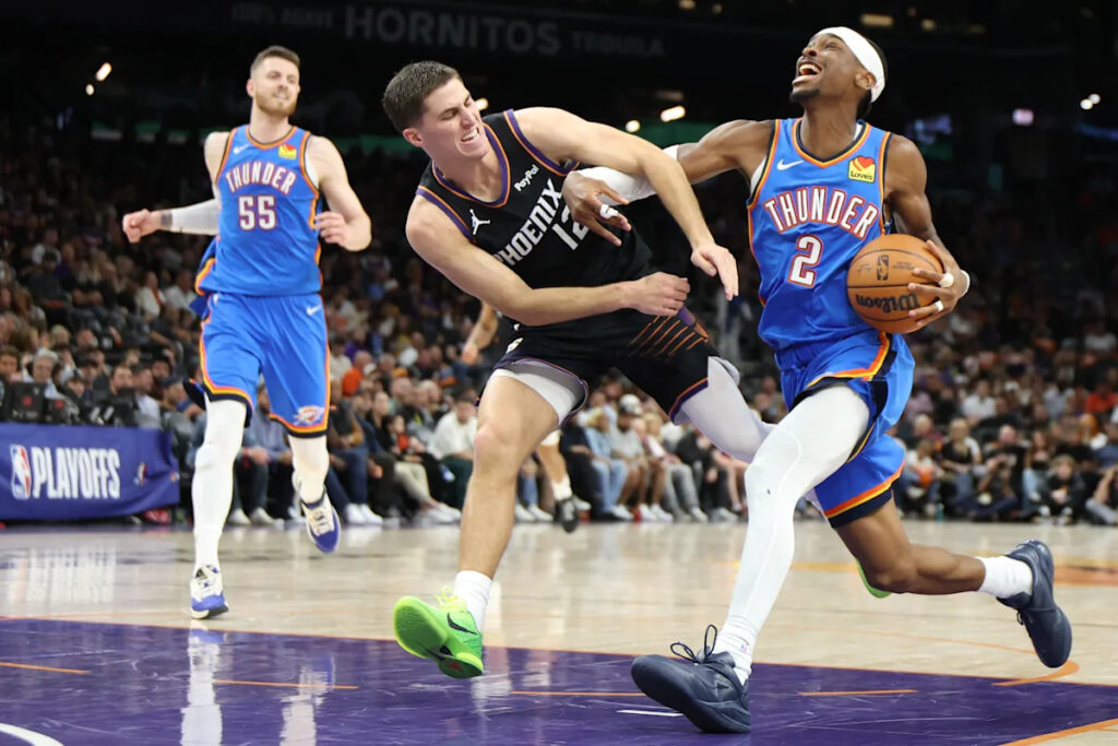 Thunder sweep the Suns behind Shai Gilgeous-Alexander’s gritty play in Game 4