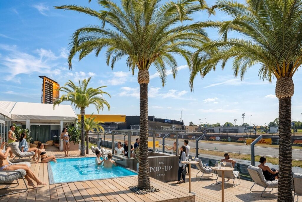 bringing Glastonbury glam to Silverstone