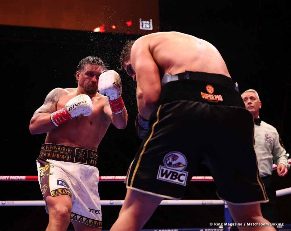 Oleksandr Usyk Suggests He Made Rico Verhoeven Fight Entertaining On Purpose