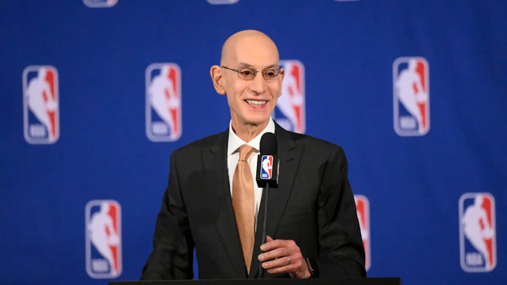 Adam Silver talks flopping, using AI to help NBA referees with some calls Adam Silver talks flopping, using AI to help NBA referees with some calls
