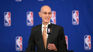 Adam Silver talks flopping, using AI to help NBA referees with some calls Adam Silver talks flopping, using AI to help NBA referees with some calls