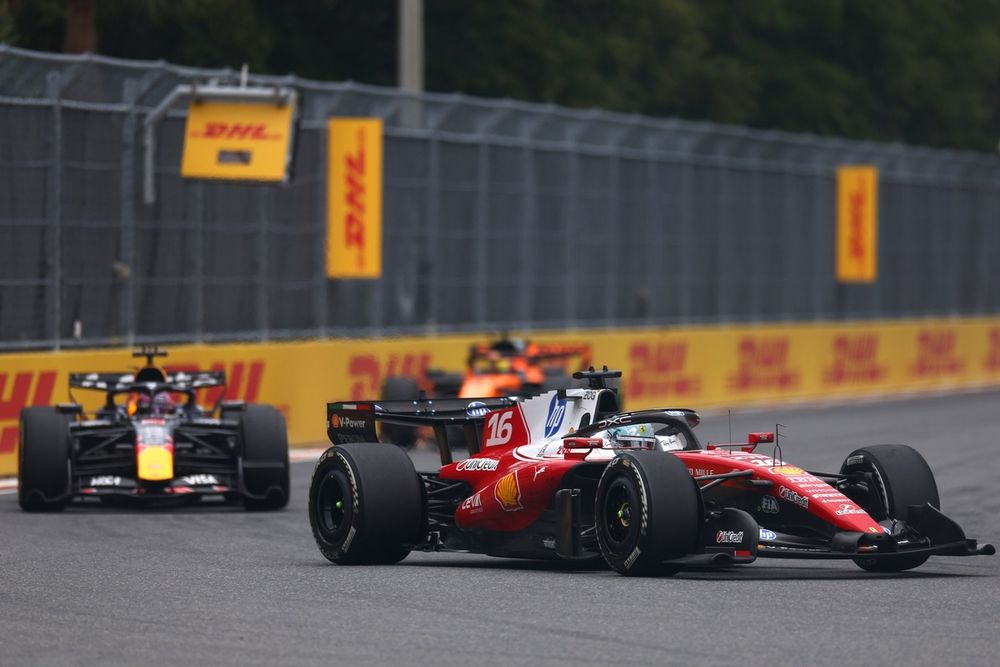 Charles Leclerc, Ferrari, Max Verstappen, Red Bull Racing