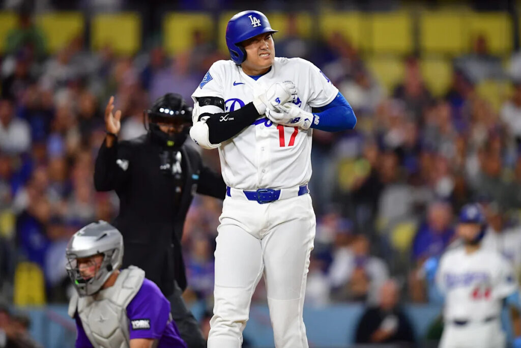 Shohei Ohtani left Tuesday’s game with injury. Will he play Wednesday?