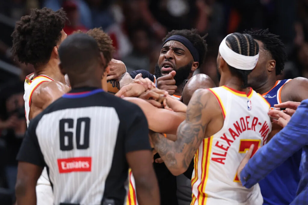 NBA fines Knicks’ Mitchell Robinson K, Hawks’ Dyson Daniels K for Game 6 altercation