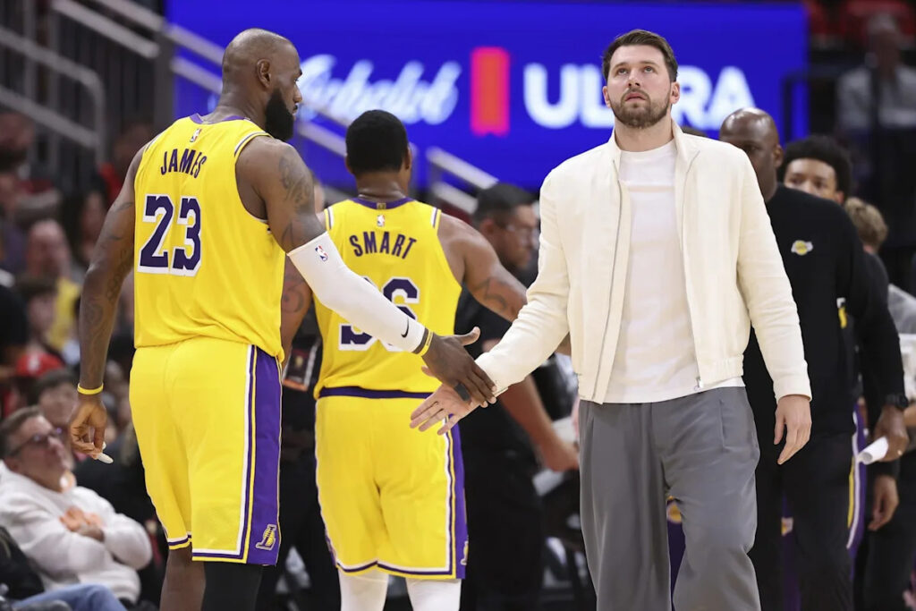 Luka Doncic out for start of second round. When will Lakers star return?