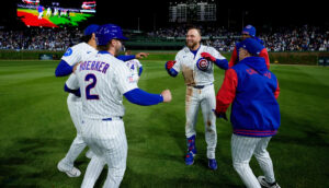 The Cubs are walking all over the league The Cubs are walking all over the league