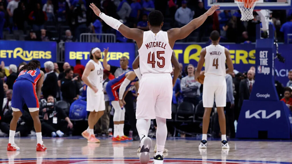 Cleveland rallies from 9 points down in the final 3 minutes to force OT, wins in Detroit to take 3-2 lead