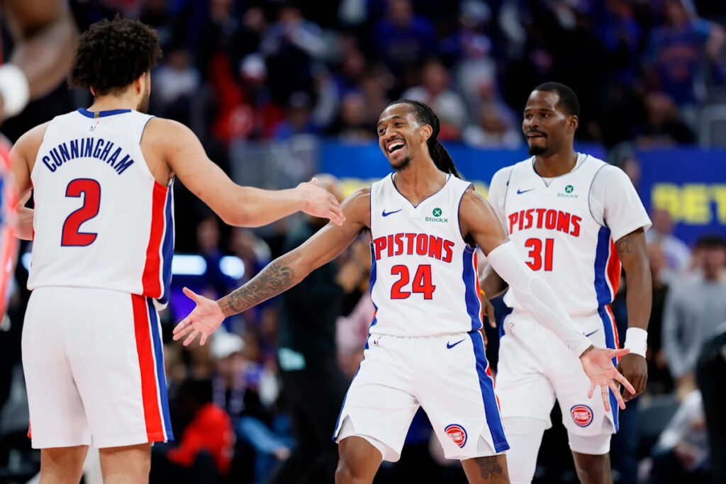 Cade Cunningham scores 23, Tobias Harris has 20 to help Pistons beat Cavs in Game 1