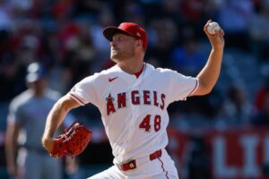 Reid Detmers strikes out 14, Angels score walk-off run on errant throw to sweep Rangers