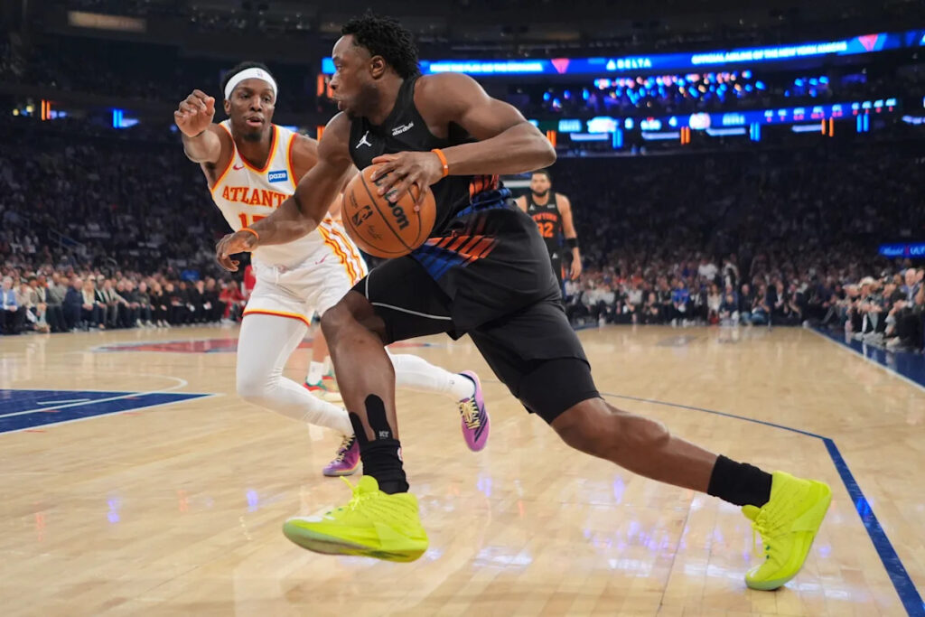 Anunoby practices again with the Knicks and says his hamstring pain is not as bad as in the past Anunoby practices again with the Knicks and says his hamstring pain is not as bad as in the past